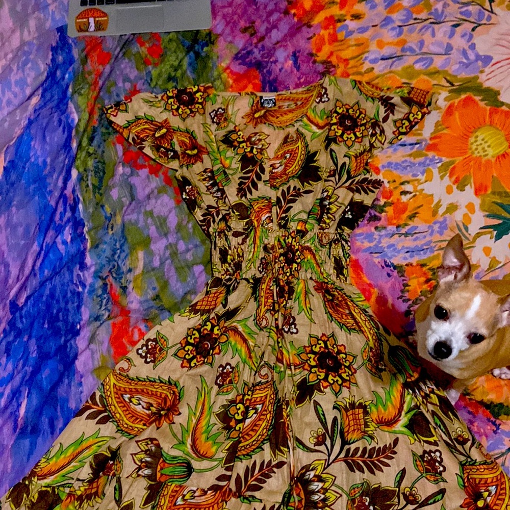 Floral pattern XLarge dress